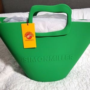 Authentic SIMONMILLER MANGO logo bag, green
